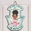 Personalized Custom Door Sign - Gift For Yoga Lover, Yoga Gifts For Woman