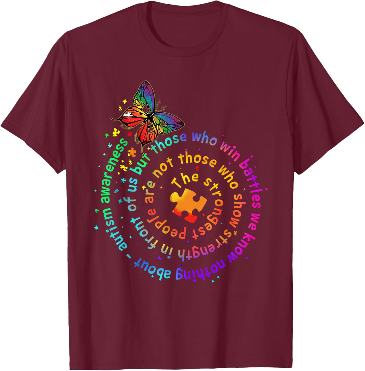 The Strongest People Butterfly Autism Awareness