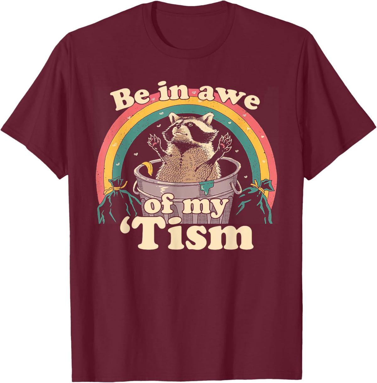 Autism Funny Be In Awe Of My 'Tism Meme Autistic Raccoon