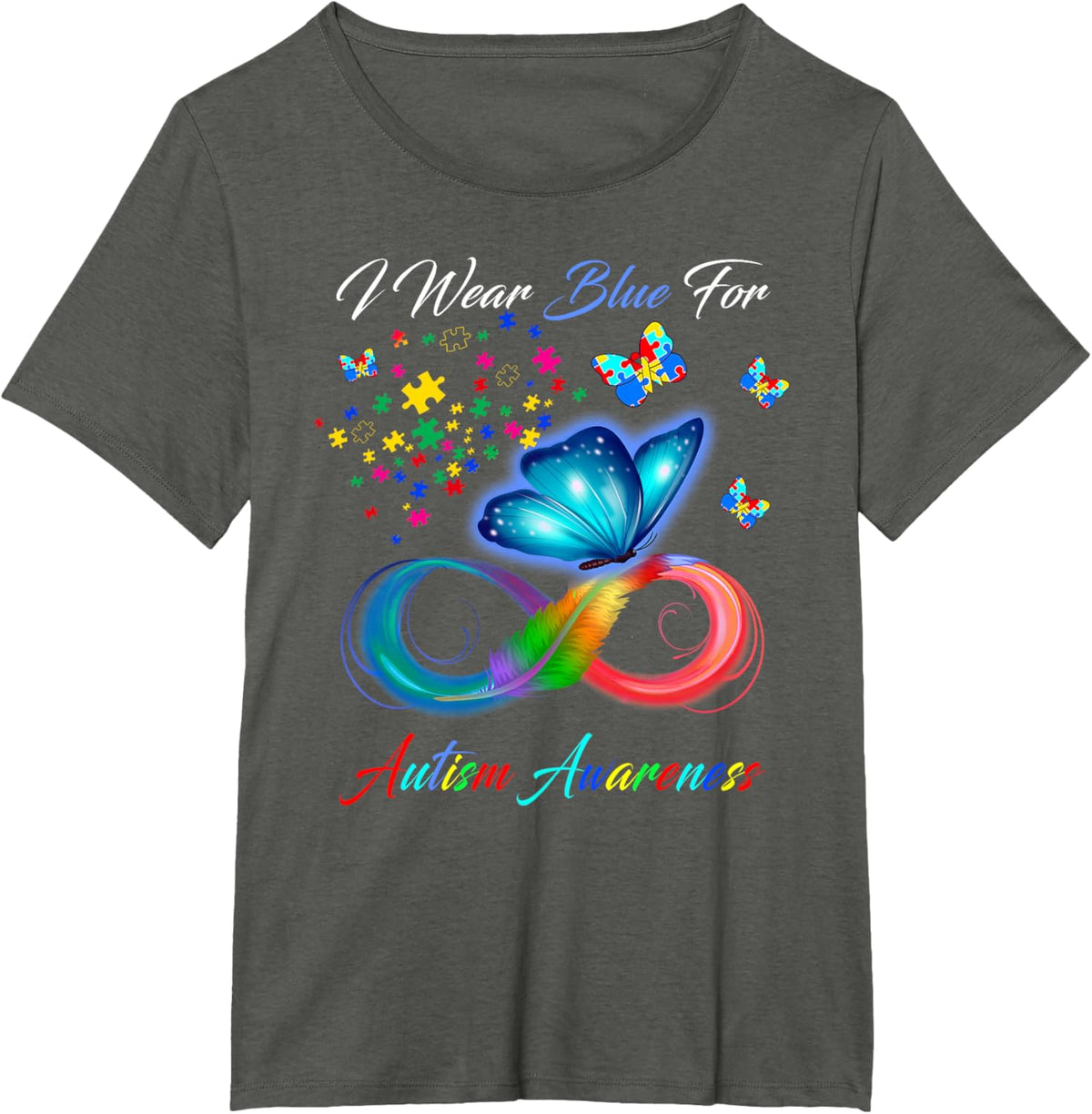 I Wear Blue For Autism Awareness - Autism Awareness Month