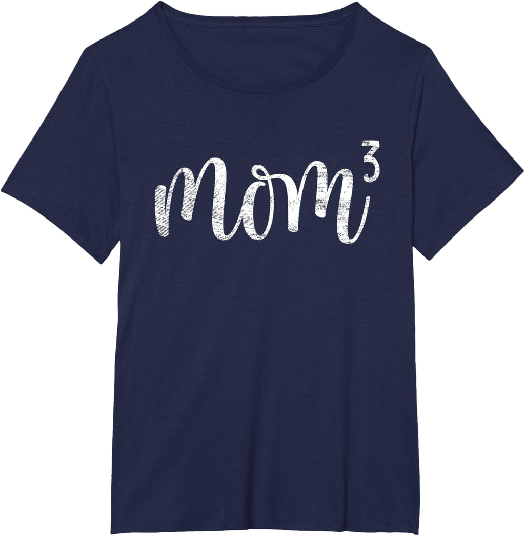 Mom3 Mom Cubed Mother of Three Mama of 3 Gifts Mothers Day