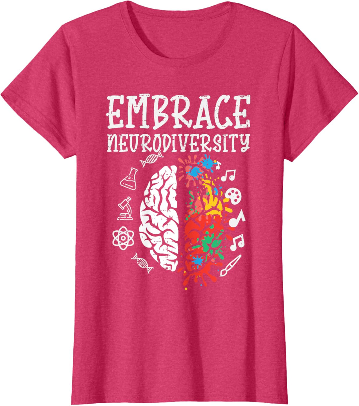 Embrace Neurodiversity Autism Awareness ASD Men Women Kids