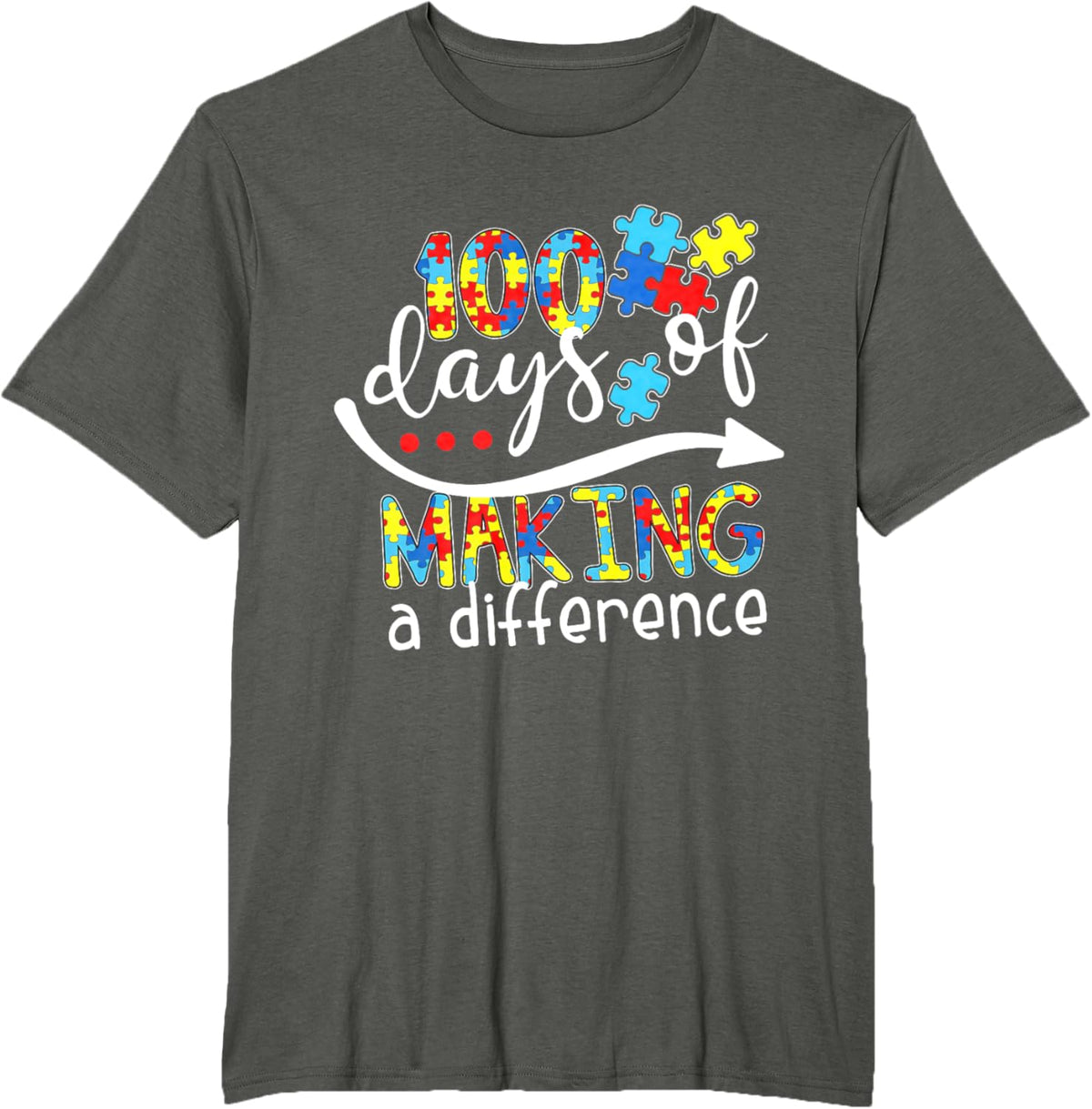 Autism 100 Days 100th day of school teacher autism awareness
