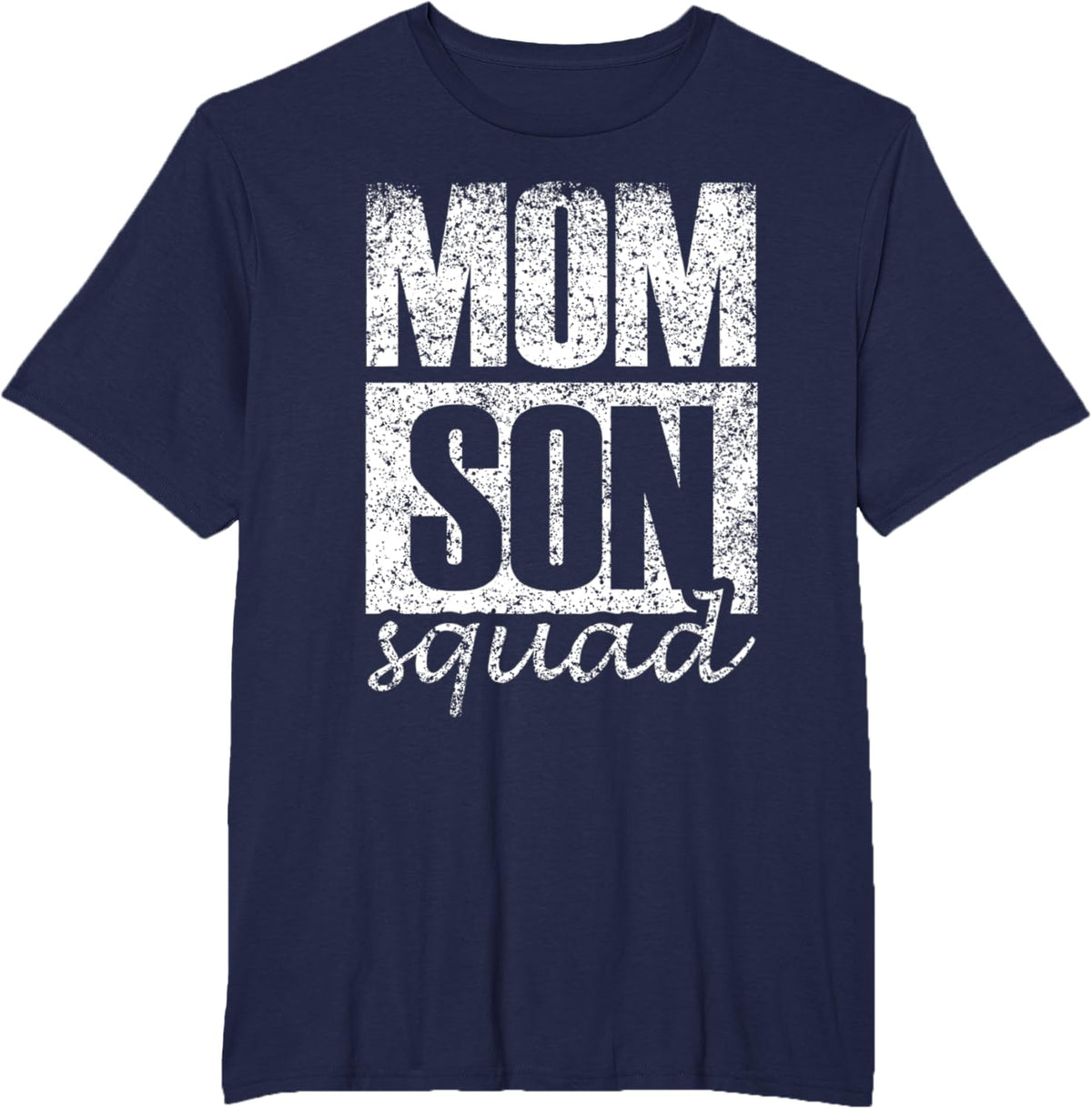 Mama Mom Son Mothers Day Love Mama Mommy Son Squad Mother's Day Matching Mom Sons Mother Son T-Shirt, Small, Black