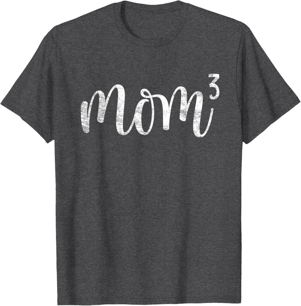 Mom3 Mom Cubed Mother of Three Mama of 3 Gifts Mothers Day