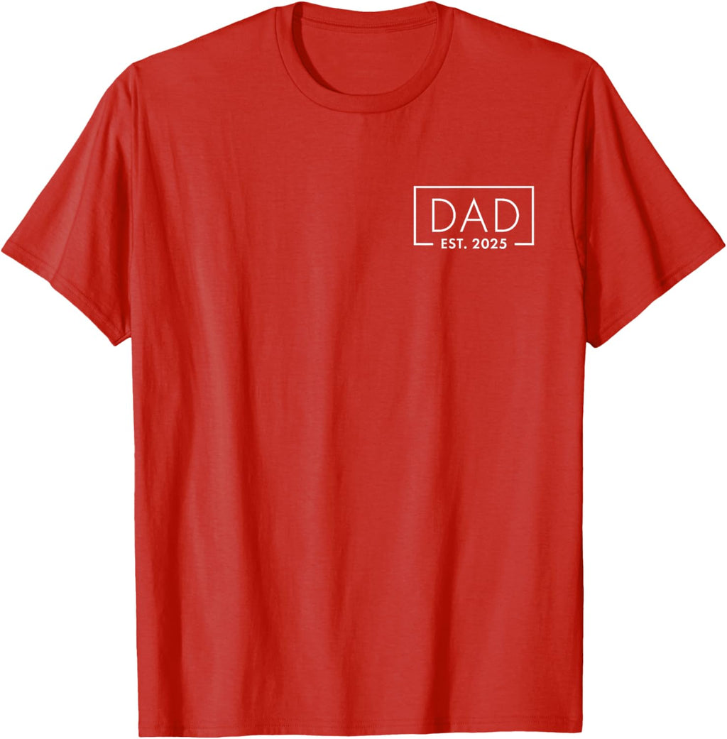 Birth Gift Co. Funny 1st Time Dad EST 2025 New Dad New First Fathers Day