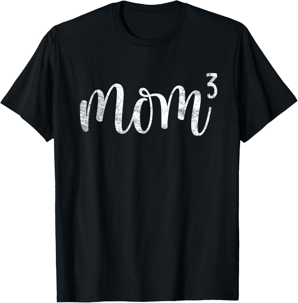 Mom3 Mom Cubed Mother of Three Mama of 3 Gifts Mothers Day