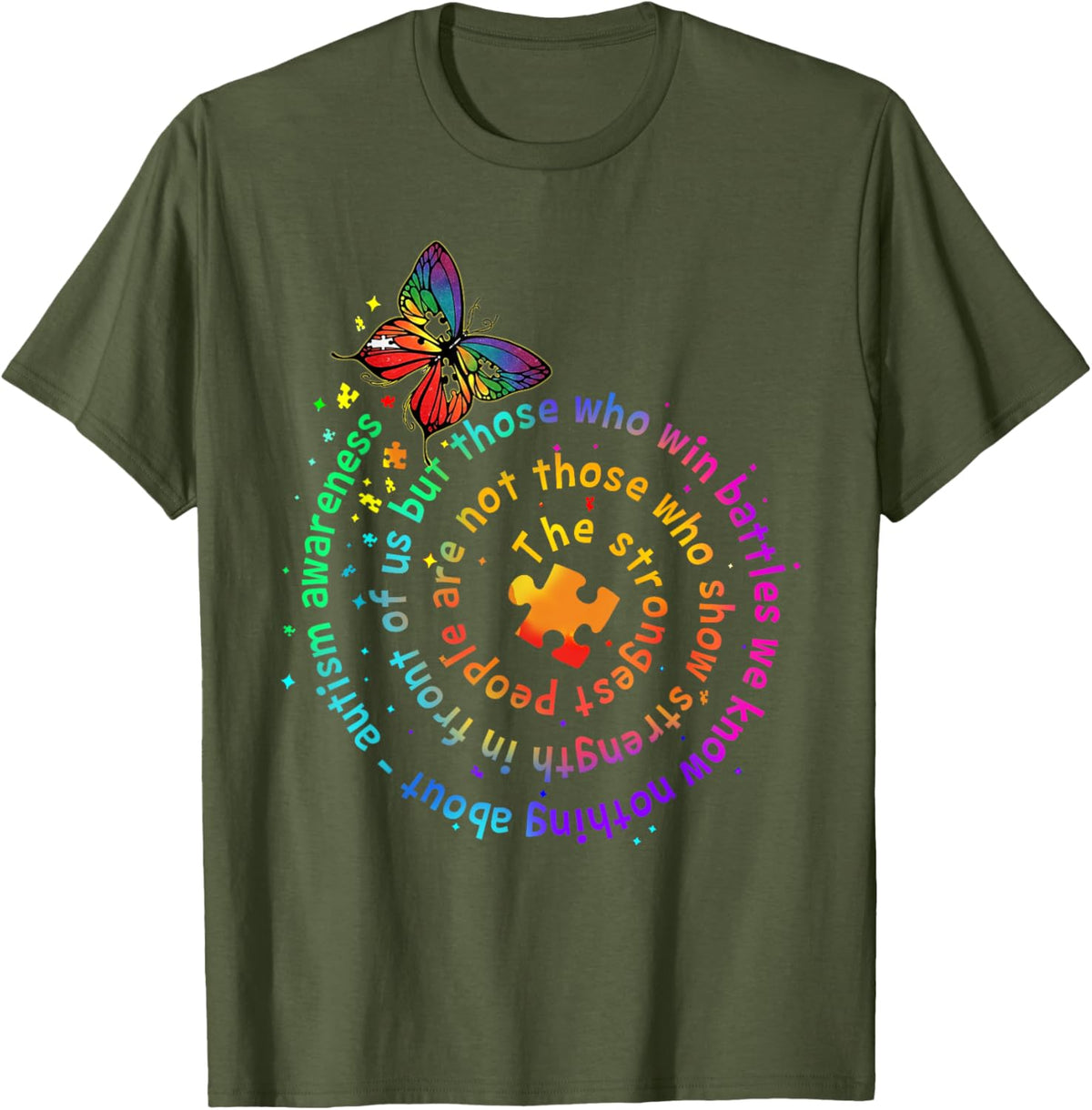 The Strongest People Butterfly Autism Awareness