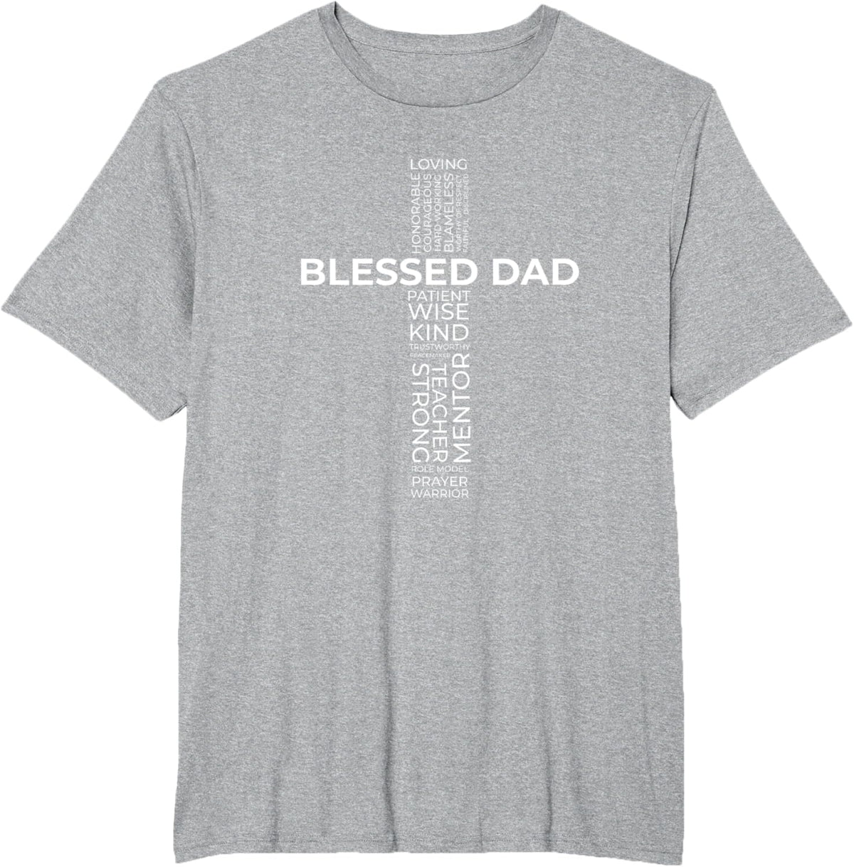 Christian Blessed Dad Cross Father's Day Shirt