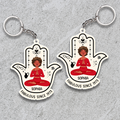 50th Birthday Acrylic Keychain, Custom Birthday Acrylic Keychain, 1973 50th Birthday Acrylic Keychain For Her